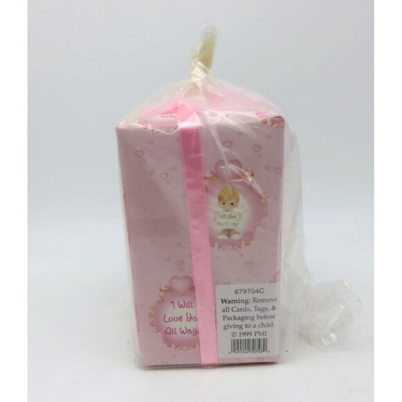 Enesco Precious Moments "I Will Love You All Ways" Figurine and Teddy Bear Gift - Picture 3 of 10